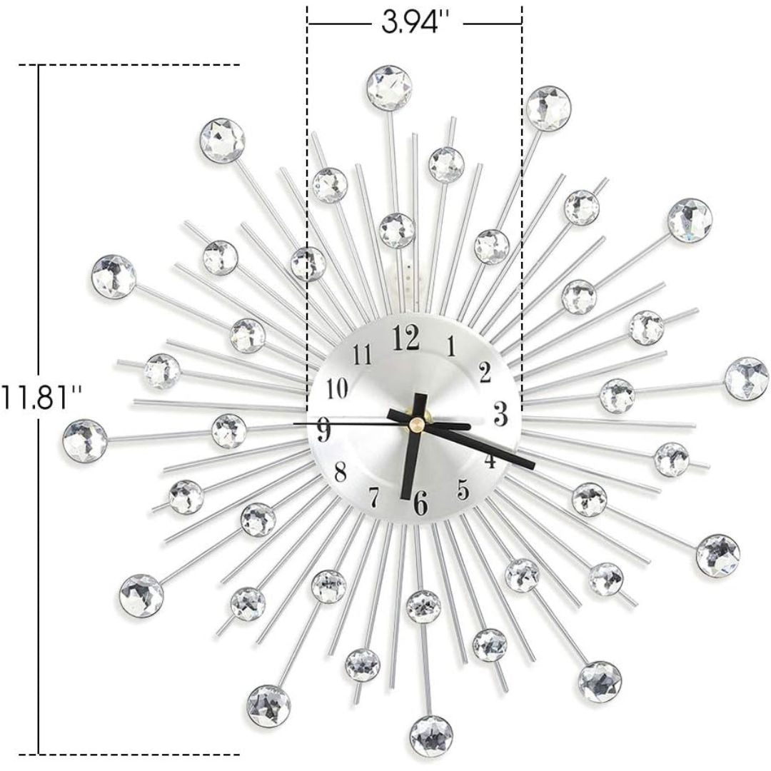 SilvaCraft™ Crystal Clock