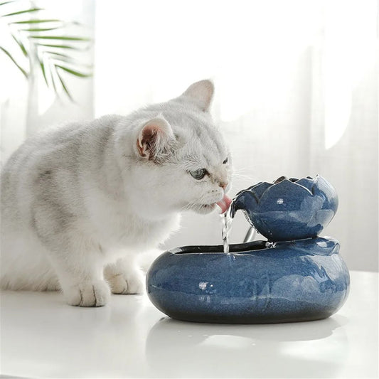 PuraLotus™ Ceramic Pet Fountain
